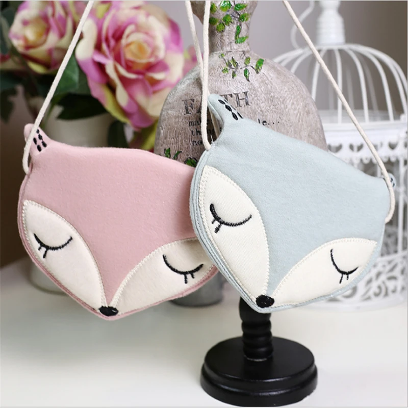 

Lovely Children Shoulder Bag Coin Purse Cute Fox Messenger Bag Kids Accessories Little Grils Handbags Mini Clutch Crossbody Bags