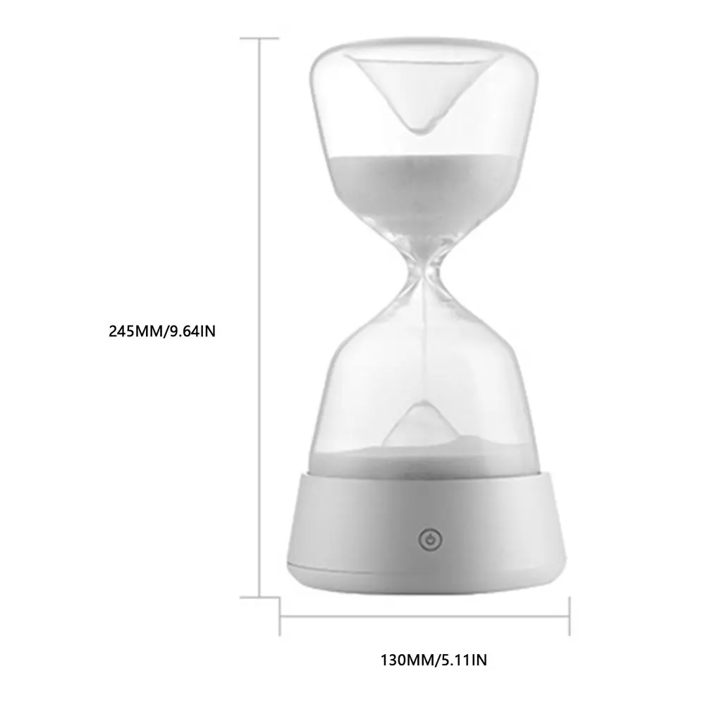 

USB Hourglass With Sleeping Night Light For Children And Kids In Desktop Laptop Bedroom Hourglass Night Light