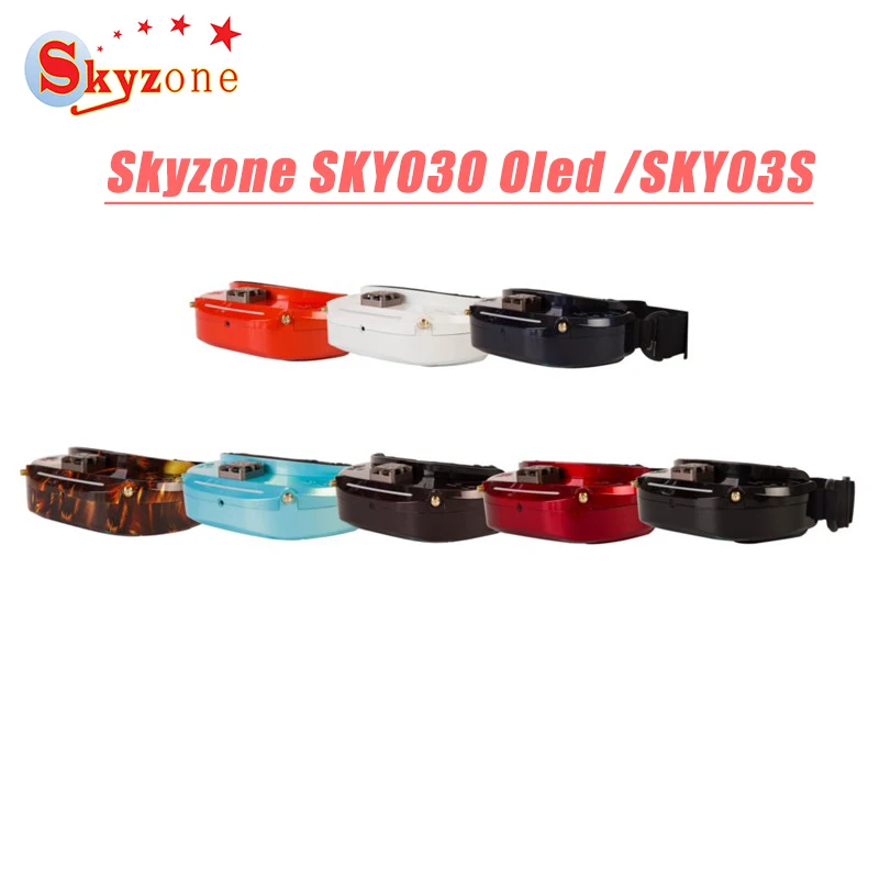 Skyzone SKY03O O светодиодный/SKY03S/SKY02C/SKY02X 5,8 ГГц 48CH разнообразие FPV очки для радиоуправляемого дрона Accs OSD DVR HDMI и головной вентилятор светодиодный