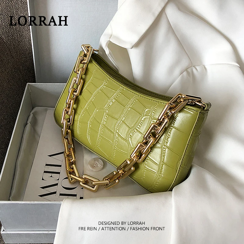 

Женская сумка через плечо с металлической цепочкой, из искусственной кожи