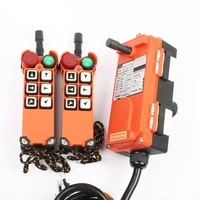 2 transmitter 1 receiver f21 e1 emergency stop mushroom head crane driving hoist industrial wireless remote control 24v 220v