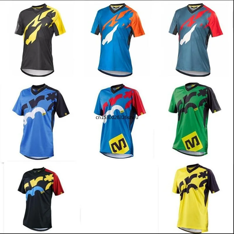 

2021 Short Sleeve Pro Cycling Jersey Offroad Bicycle Maillot MTB Shirt Downhill DH MX Uniform Mountain Clothing Motocross Wear
