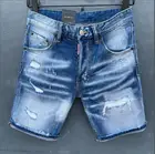 Классический Dsquared2-2021 Новый женскиймужской джинсы DSQUARED2 джинсовые шорты узкие джинсы повседневные шорты D9128