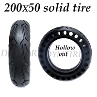 high quality 200x50 solid tire through hole wear resistant 8 inch tubeless tyre for mini electric scooter