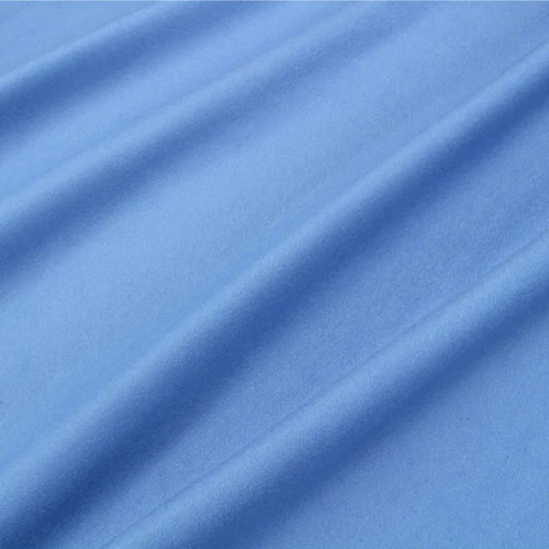 Синий цвет 100% чистая шерстяная ткань 600 г/метр односторонняя WF192 | Дом и сад