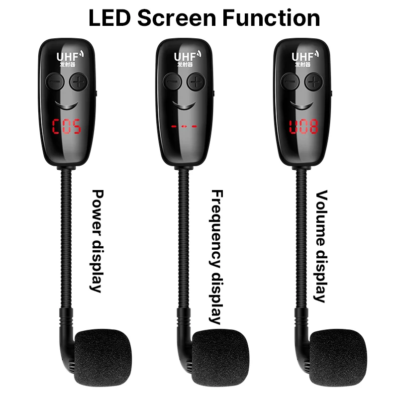 Беспроводной саксофон UHF микрофон для динамика Профессиональная музыкальная