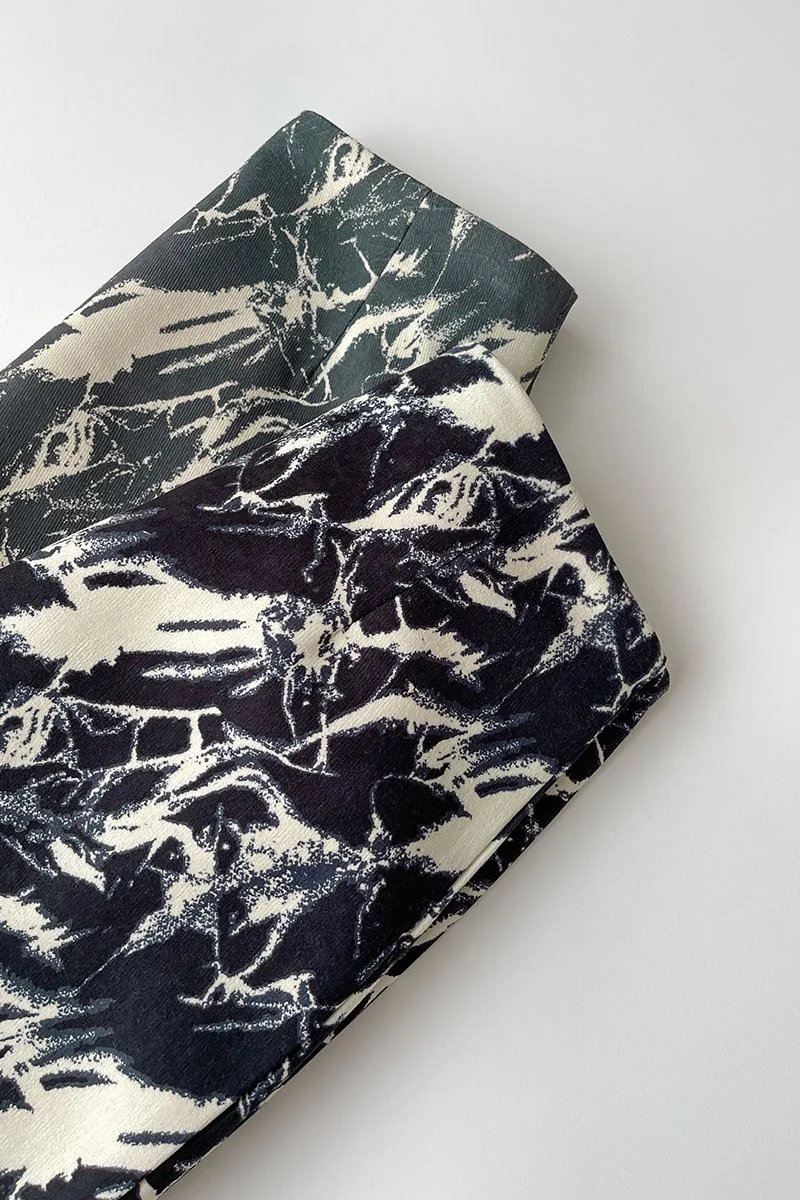 

ITOOLIN Tie-Dye High Waist Mini Skirts Womens 2021 Summer Office Lady A Line Short Skirt Korean Style Female Jupe