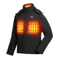 electric heating jacket winter coat with usb battery heated jacket warm for skiing hiking fishing windproof men women