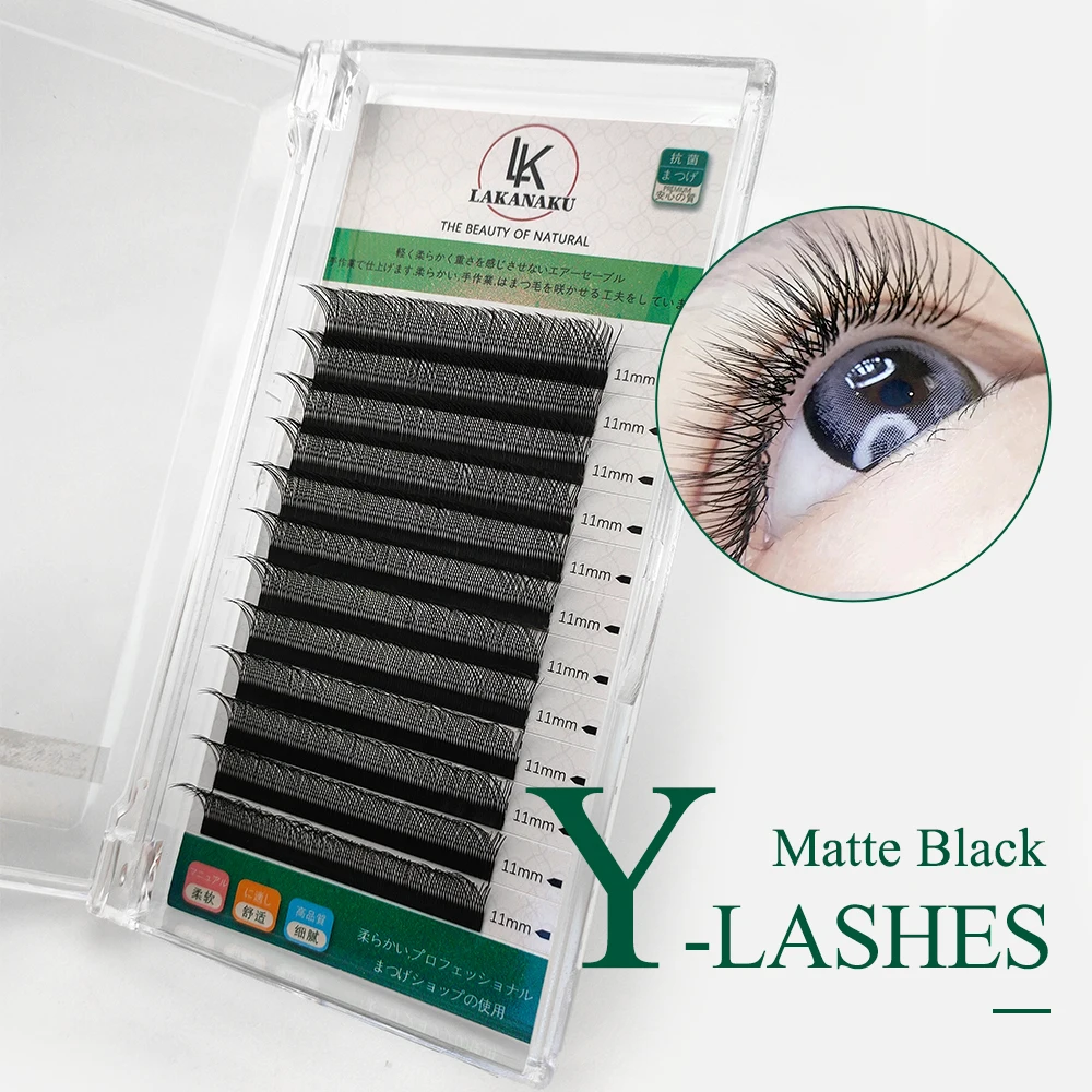 

Abonnie YY Individual Eyelash Clusters Volume Eyelash Extension Matte Classic Lash Extension Trays Volume Mink Lashes Wholesale