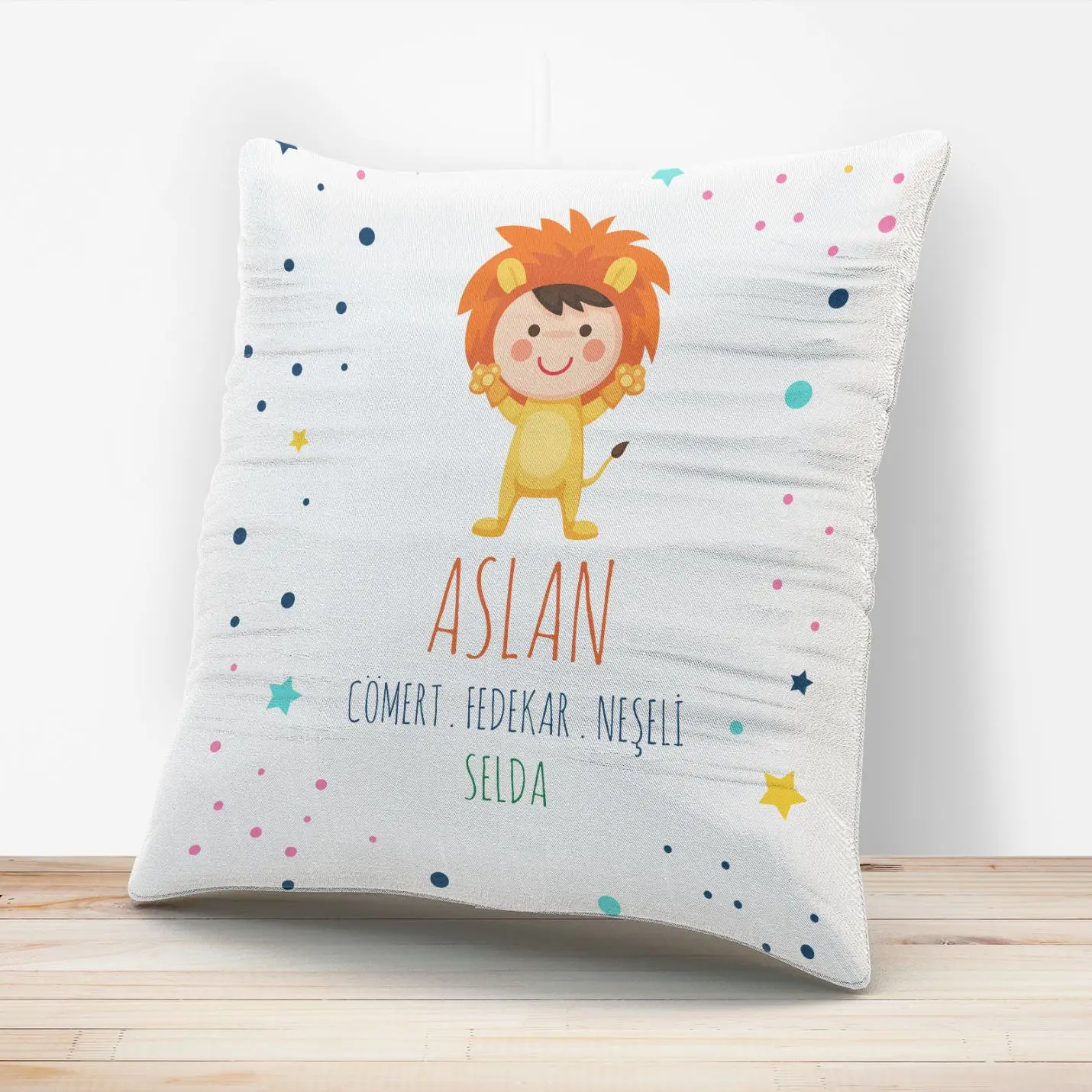 

Personalized Lion Sign Themed Pillow Case