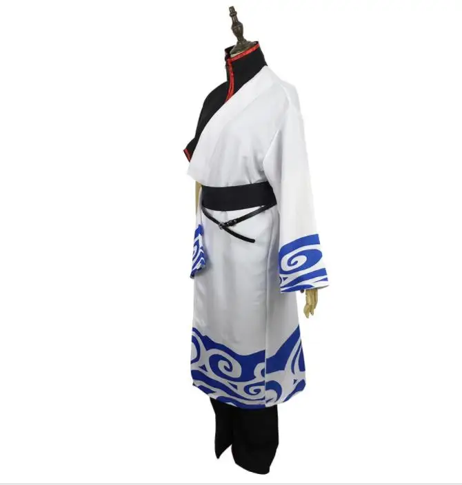 Японское аниме Gintama/Серебряный Костюм Soul sakata gintoki костюмы косплей полный комплект халат комикс нарядное платье с поясом