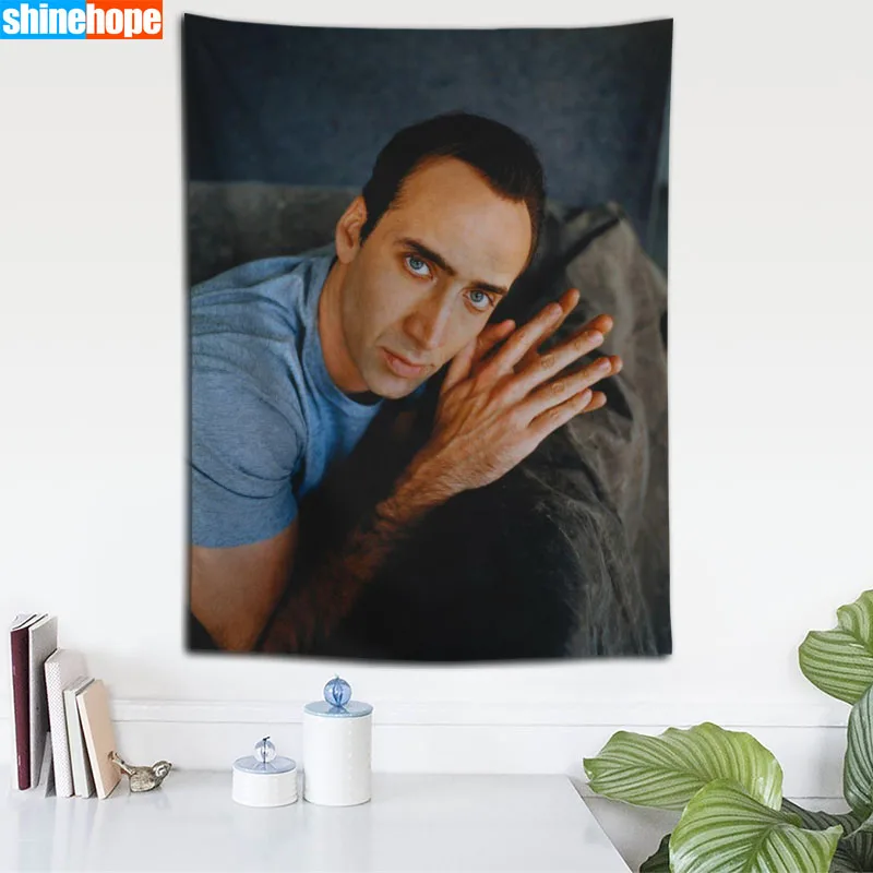 Гобелен Николаса Кейдж на заказ настенный гобелен украшение для дома