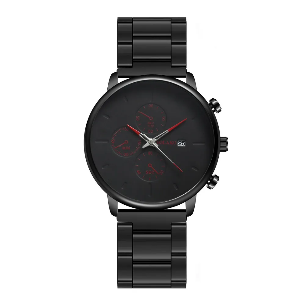 

2020 Watch Men Fashion Business Watches Cusual Luxury Calendar Clock Man Stainless Steel Quartz Wrist Watch reloj hombre