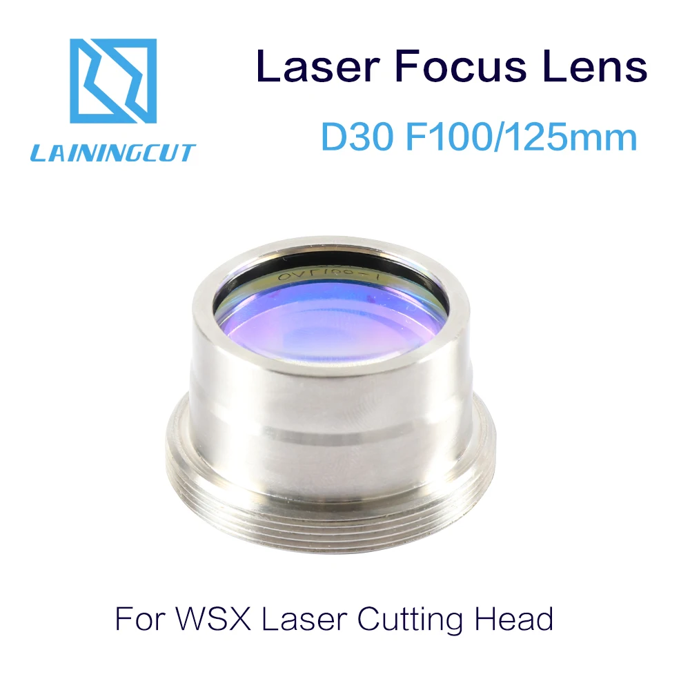 Оптовая продажа линз для лазерной фокусировки LSKCSH D30 F100F125mm с держателем