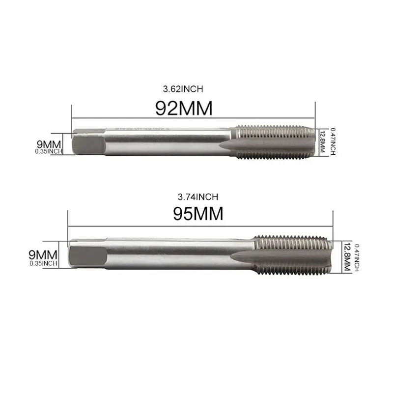 

2021 Right and Left Hand Thread Tap HSS for Bike Crank Repair Tapping Riding Sports and Entertainment Bicycle Repair Supplies