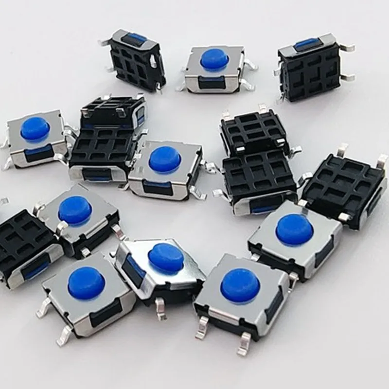 Синий силиконовый сенсорный выключатель света микро-кнопка сброса 6 2*6 2 высокая