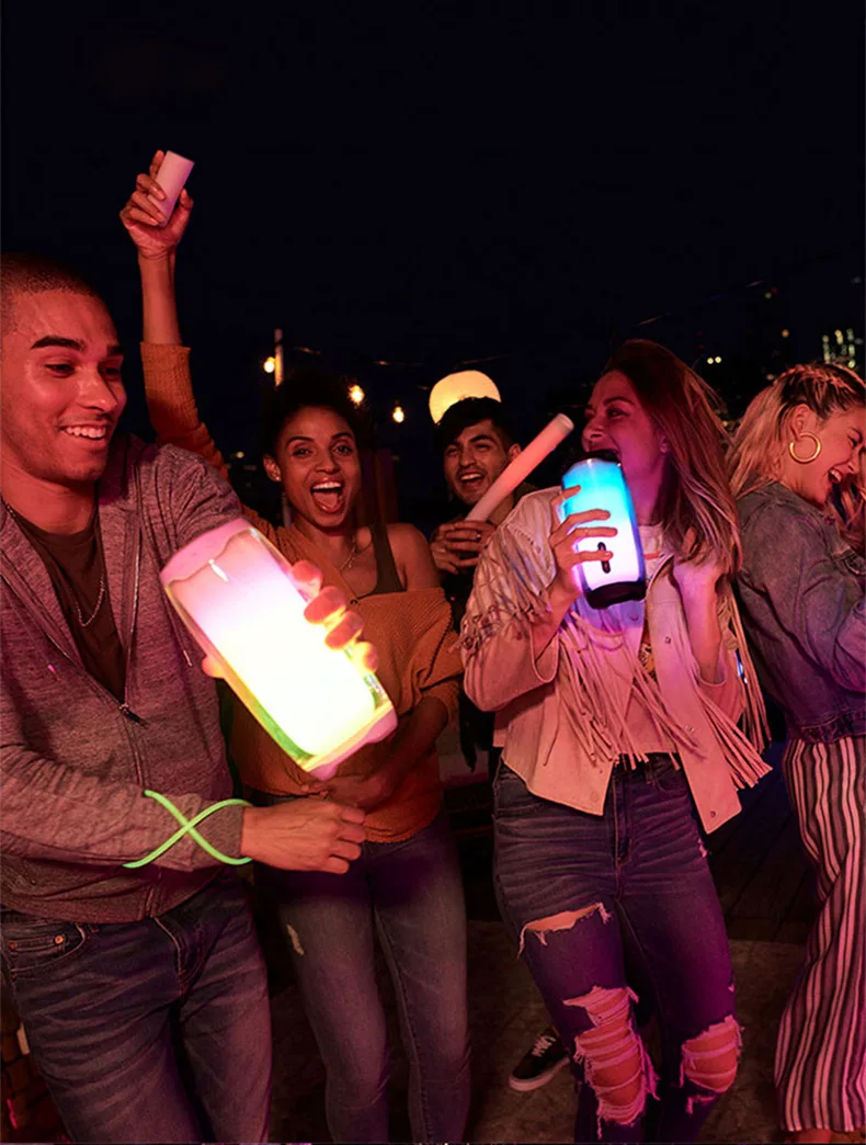 Jbl Pulse 4 Portable Bluetooth Speaker With Led Light Ipx7 Waterproof Subwoofer Wireless Outdoor | Электроника