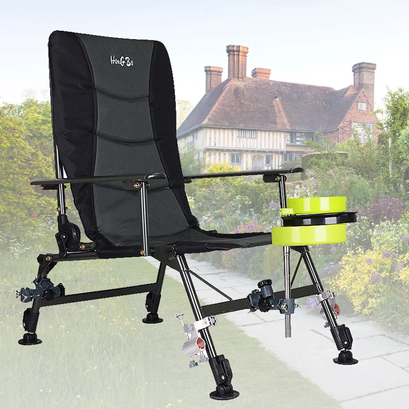 

Adjustable Fishing Chair Aluminum Alloy Foldable Portable Extended Outdoor Travel Camping Hiking Tools Folding Chair