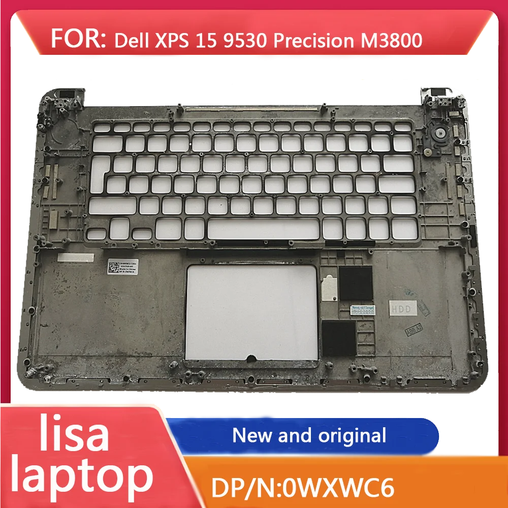 

Новинка, Оригинальный чехол для Dell XPS 15 9530 Precision M3800, верхняя Подставка для рук, Обложка для клавиатуры 0WXWC6 0WXWC6