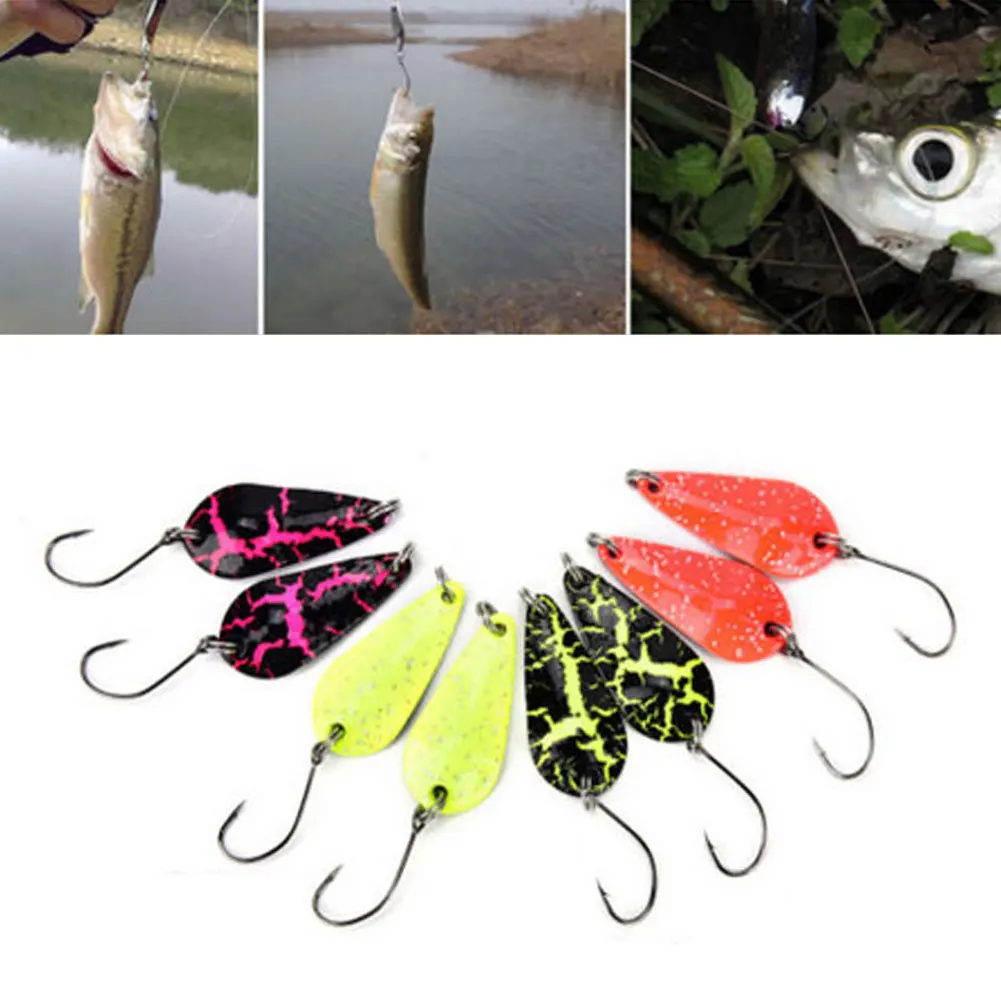 Новинка 3 5 г цвет конский рот блестки приманка маленькие микро рыболовные ложки