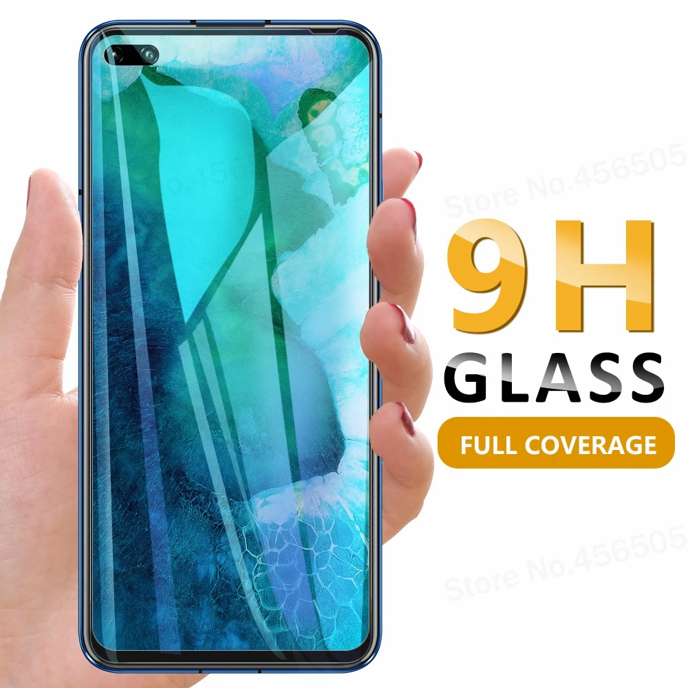 Закаленное стекло с полным покрытием для Huawei Honor 20 V30 Pro Nova 5T 6E nova 6 pro Защита экрана