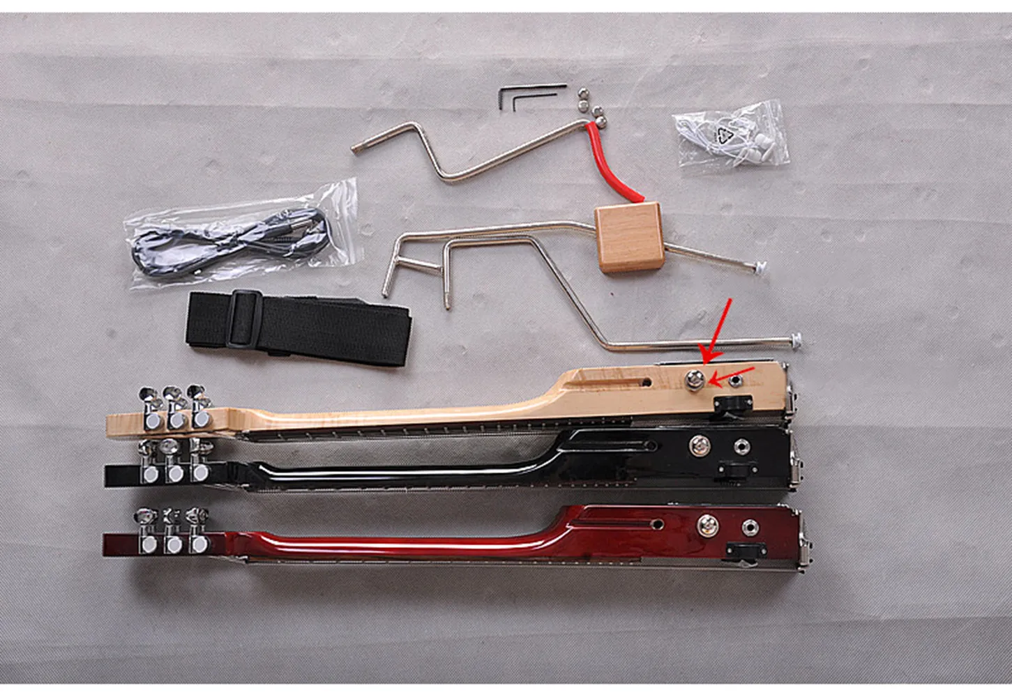 Портативная шпона для гитары тренировочная шея электрогитара аккорд тренажер
