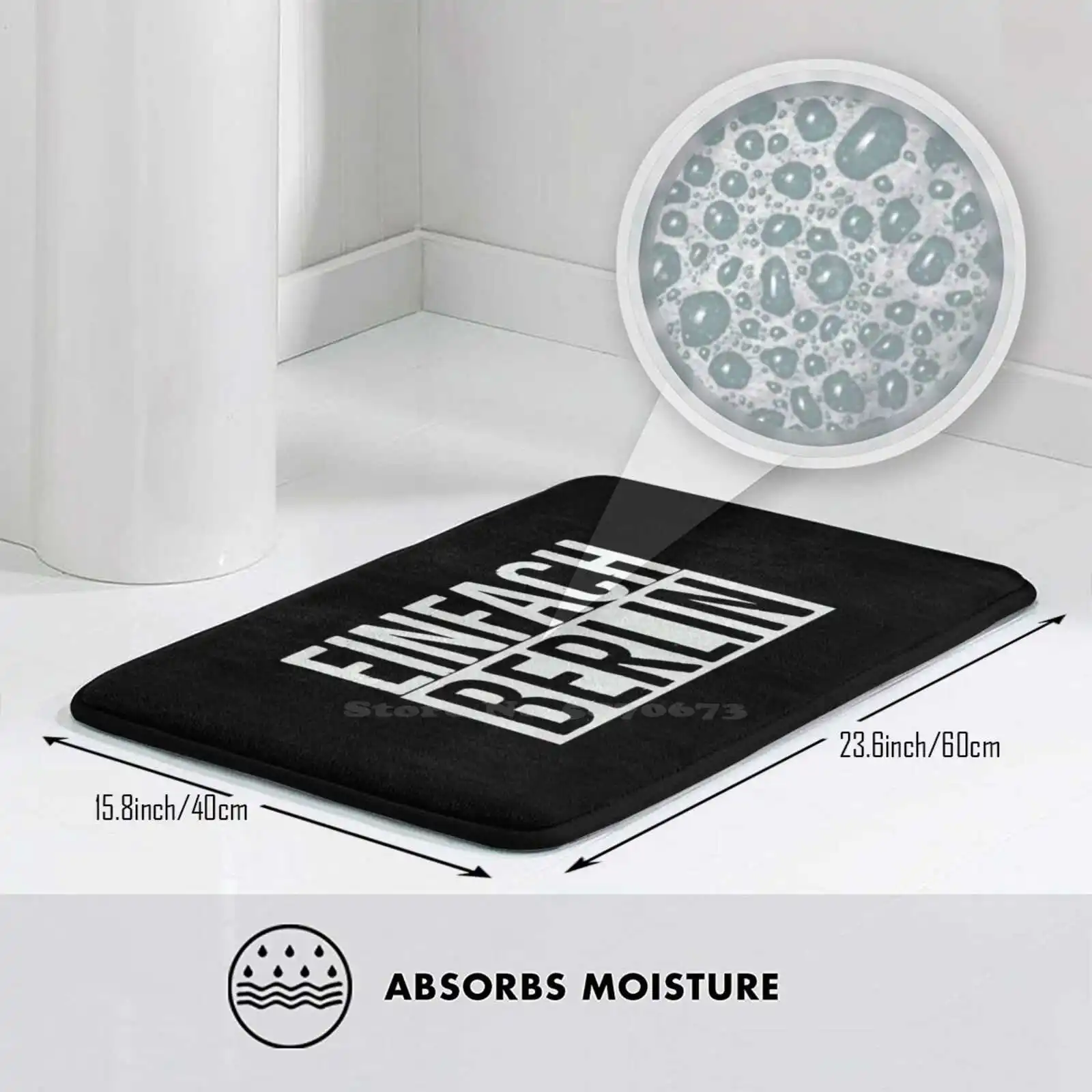 Einfach Берлин мягкий дом семья Противоскользящий коврик ковер штатт стутгарт