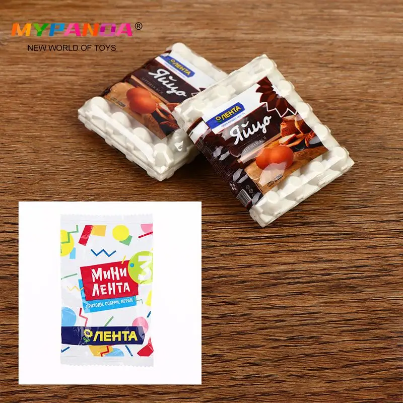 

1Set 1:12 Dollhouse Miniature Boxed Eggs Dollhouse Kitchen Accessories Model