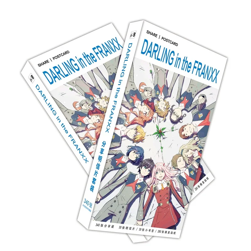 340 шт./компл. дорогой в франксе большая открытка DITF сделай сам Мультяшные