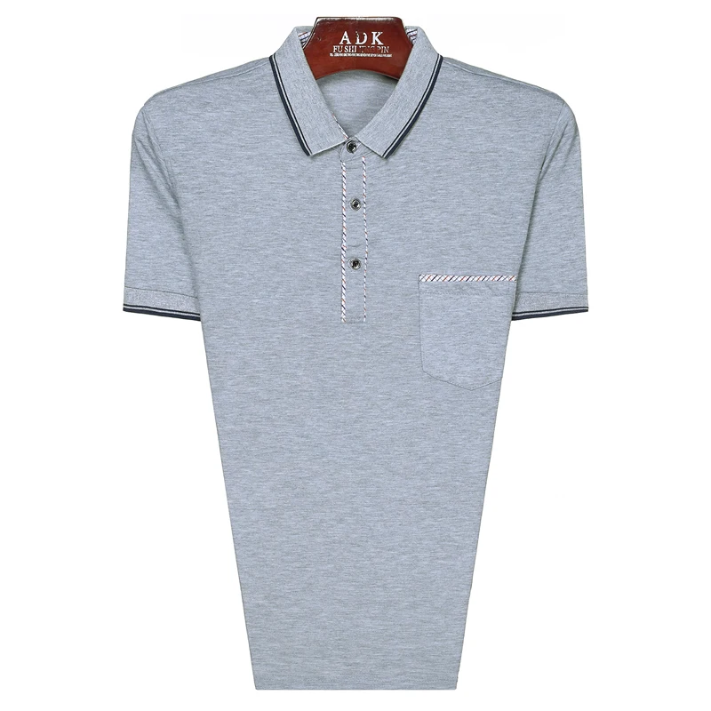 

Men Summer Polo Shirt Plaid Turn Down Collar Short Sleeve Top Male Green Navy Blue Red Gray Clothings