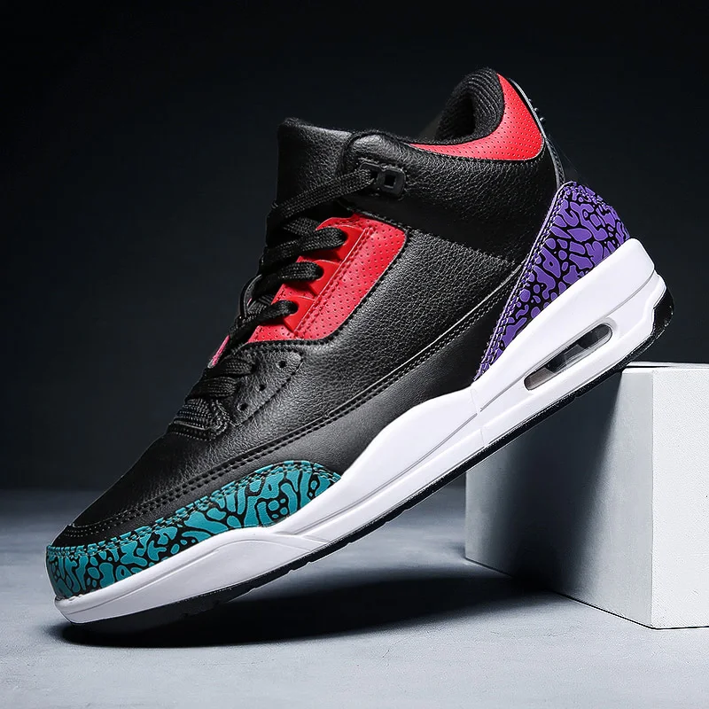 Мужские баскетбольные кроссовки больших размеров s уличные с высоким берцем