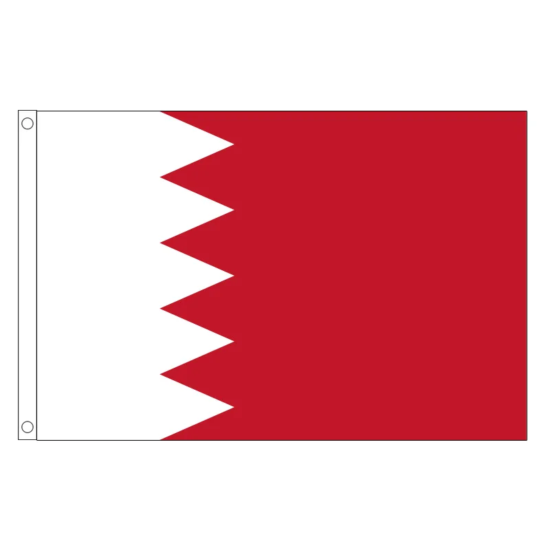 

free shipping xvggdg 90 x 150cm Bahrain flag Banner Hanging National Bahrain flags Home Decoration