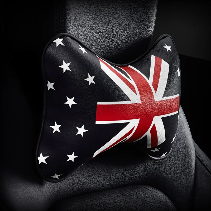 Подушка для подголовника автомобиля Leopard Union Jack подушка поддержки подножки BMW Mini