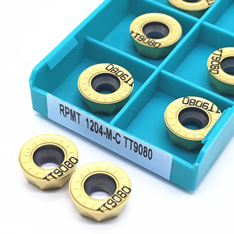 10 шт. RPMT1204 M C TT9080 Карбид Taegutec вставить токарный станок фрезерный с ЧПУ Инструменты