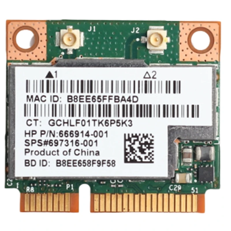 Двухдиапазонная беспроводная карта BCM943228HMB 802.11A/B/G/N 300 Мбит/с Wi Fi Bluetooth 4 0