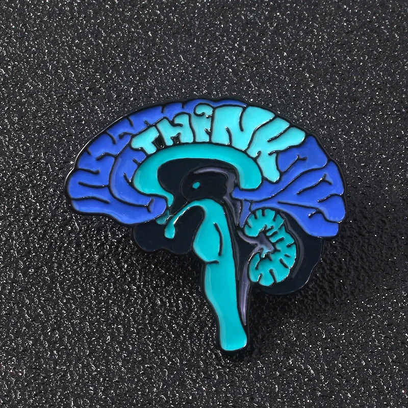 MIDY Human Organs Brooches Pins Anatomical Brain Neurology Heart Lung Badge Brooch For Men Lady Doctor Nurse Coat Gifts Jewelry | Украшения