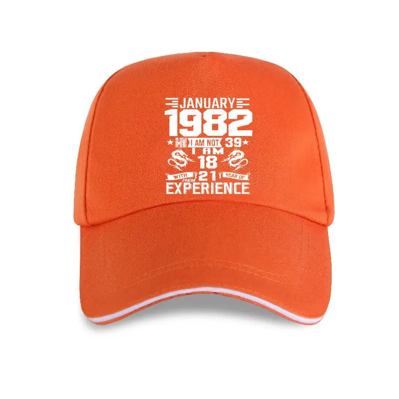 

Бейсбольная кепка для мужчин, новая модель 2021 года, январь 2021 года, февраль, апрель, май, июнь, июль, август, сентябрь 1982 года, с принтом