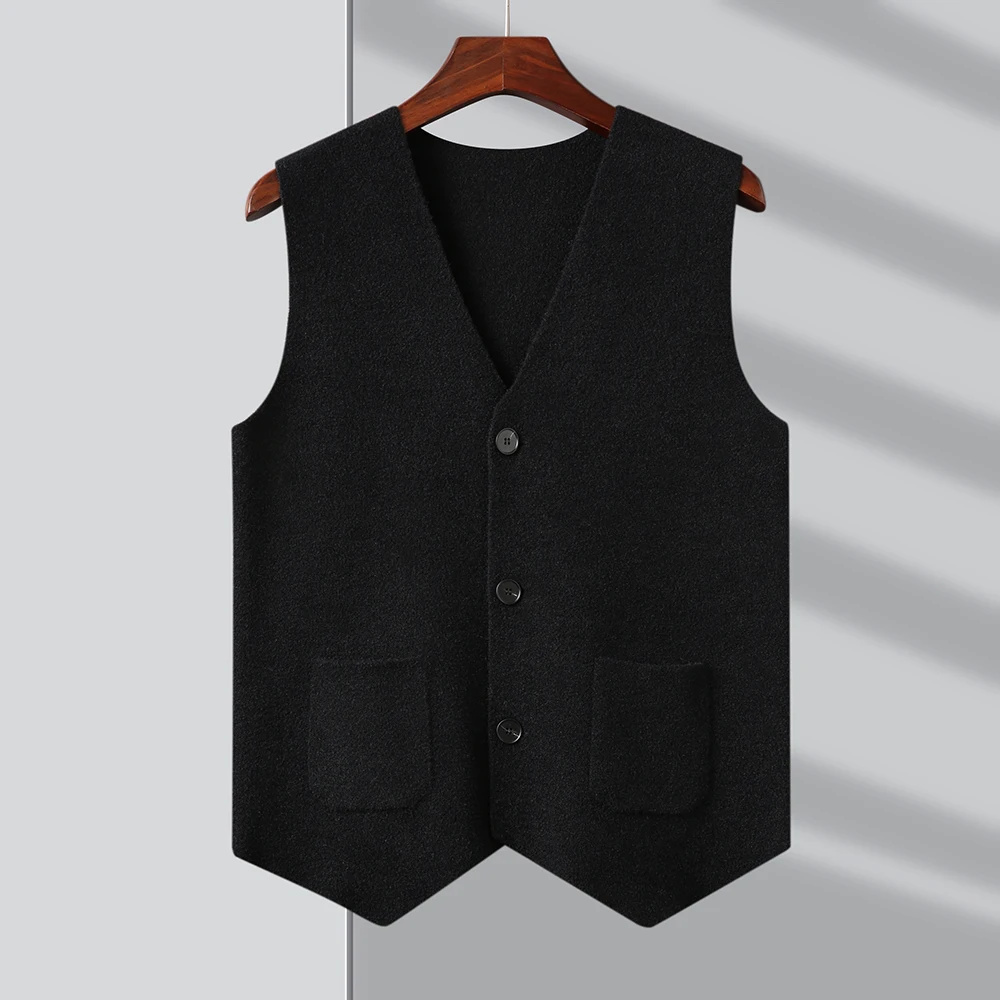 Высококачественный новый осенний модный брендовый приталенный вязаный кардиган