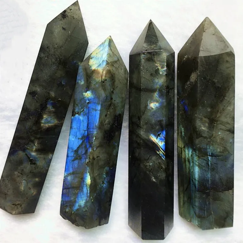 

Лабрадорит кристалл палочка точка натуральный камень минералы драгоценные камни pedras para artesanato рейки фэн шуй украшения