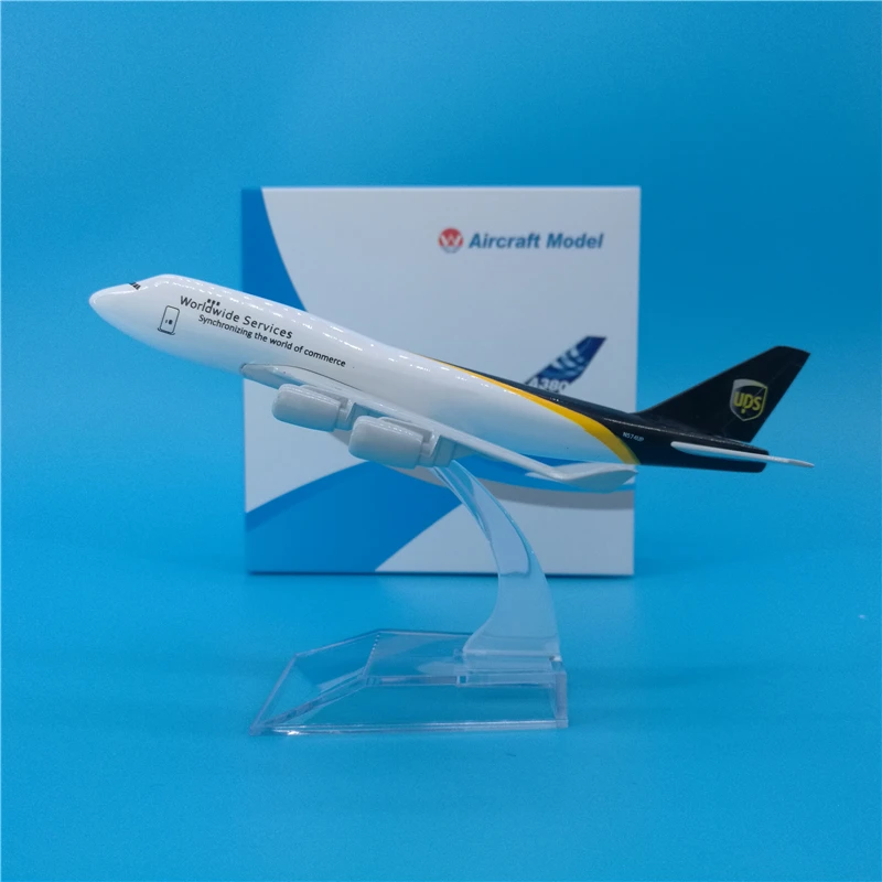 16 см Соединенные Штаты UPS United Parcel Услуги Boeing 747 модель самолета украшения