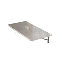 stainless steel wall hanging folding table hole free wall dining table household kitchen console vegetable cutting table