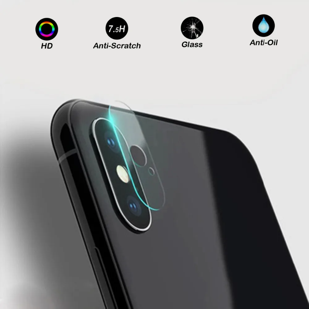 Защитная пленка для экрана камеры iPhone X Iphone 8 7 6 6S Plus объектива 7.5HD из закаленного