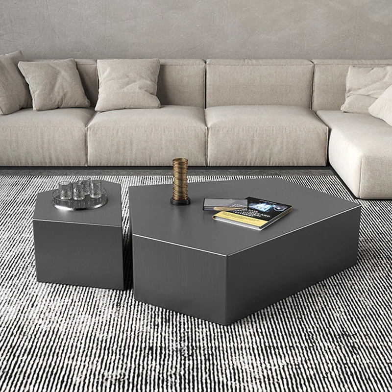 

Coffee Table Polygonal Italian Minimalist Light Luxury Designer Creative Art High-End Special-Shaped