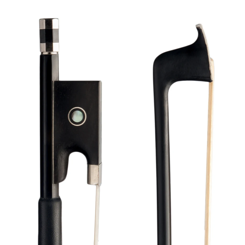 4/4 лук для скрипки из углеродного волокна графитовый черный акустической с