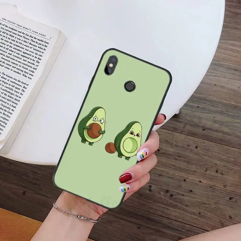 

Cartoon Cute Avocado Phone Cases For Xiaomi Redmi mi note 7 8t 9 9t 9s 8 10 10t 11 pro lite K20 max 3