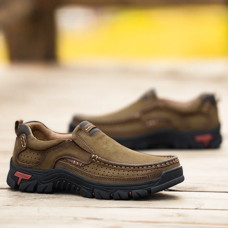 

Casual Shoes Man Fashion Sports Casual Shoes Men Leather Flat Loafers For Zapatos Casuales Leisure Black Sneaker