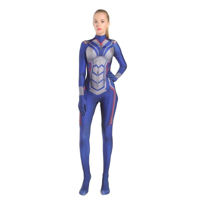 Ant-Man and The Wasp Movie Women Cosplay Costume Zentai Bodysuit Halloween Costumes for 3D Printing Holloween | Тематическая одежда