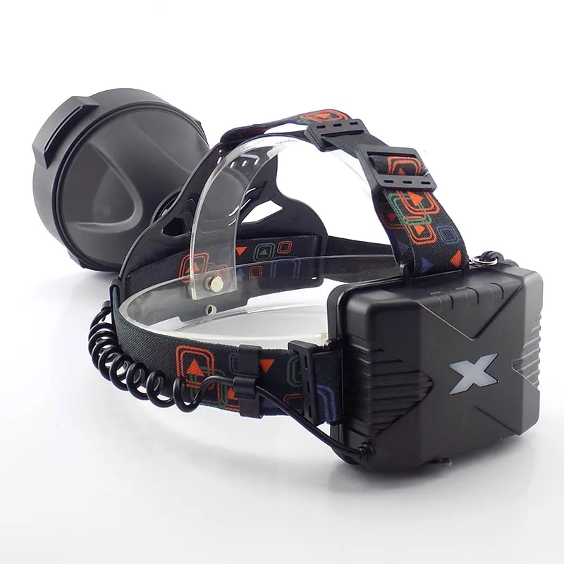 Новинка 2020 большой размер USB T6 светодиодный налобный фонарь супер яркий Ночной