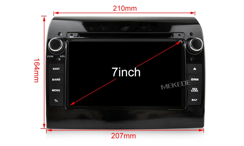 " Android7.1 Авто Радио автомобильный dvd-плеер gps навигация Мультимедиа Стерео для Fiat Ducato 2008- CITROEN Jumper PEUGEOT Boxer