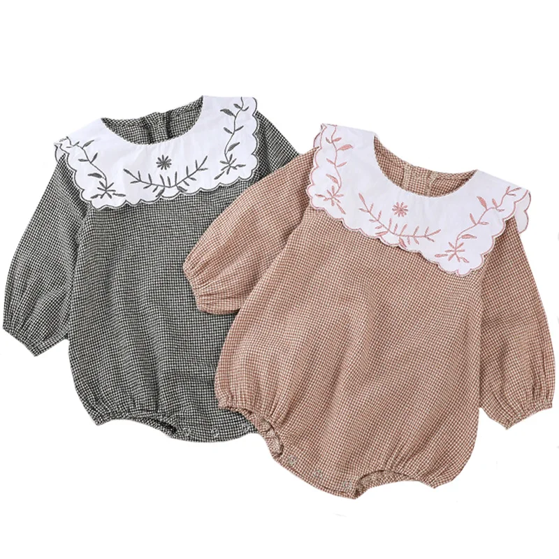 Боди с длинными рукавами для маленьких девочек новая весенняя Милая Одежда